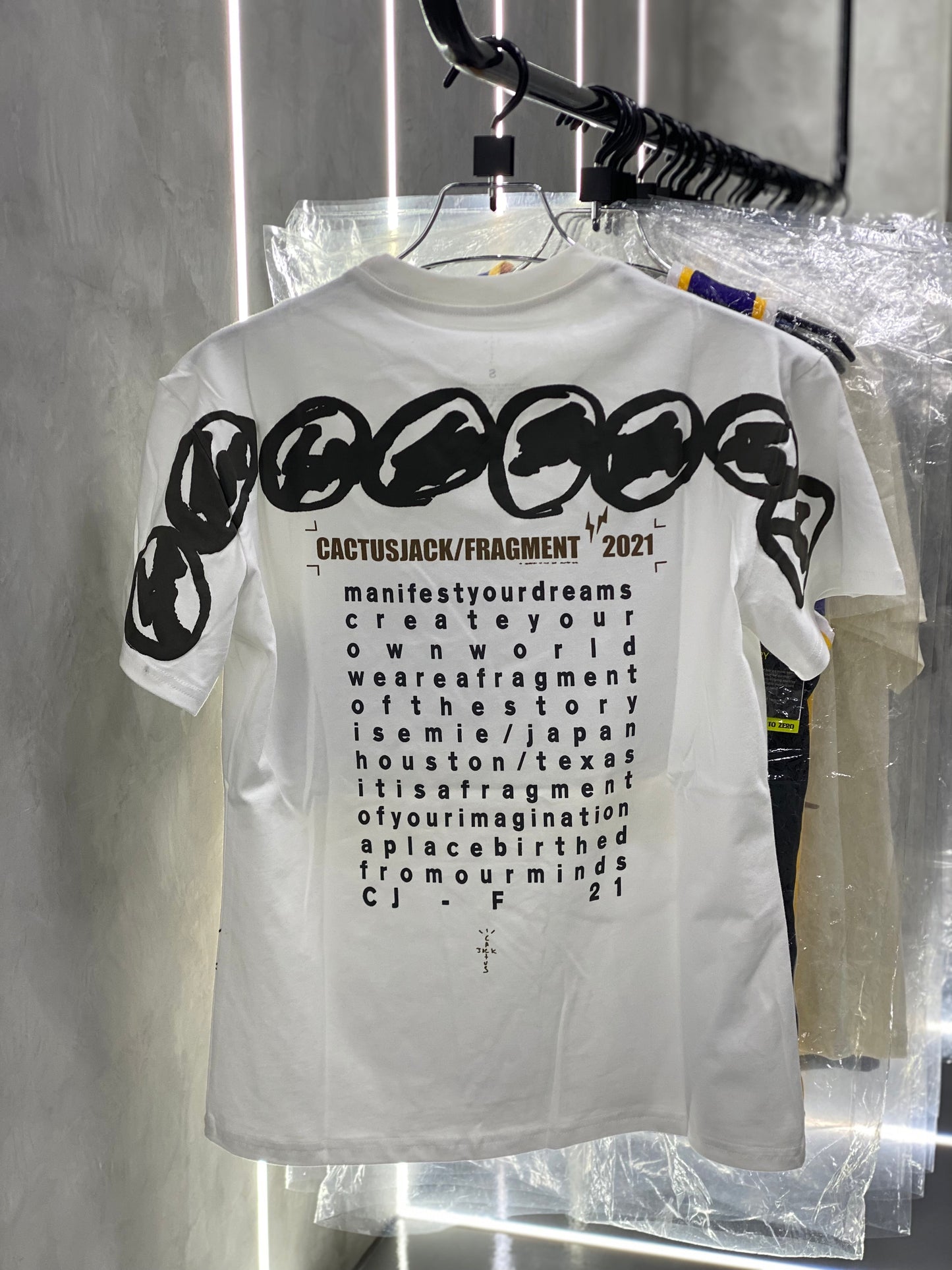 Travis Scott Cactus Jack For Fragment Manifest Tee