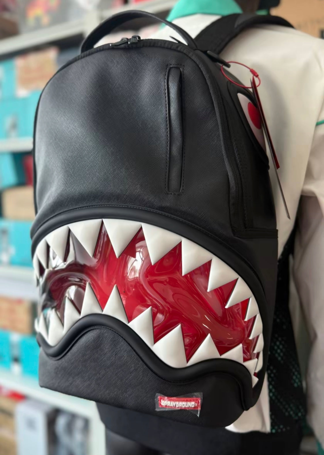 Sprayground Rubber Teeth Shark Backpack