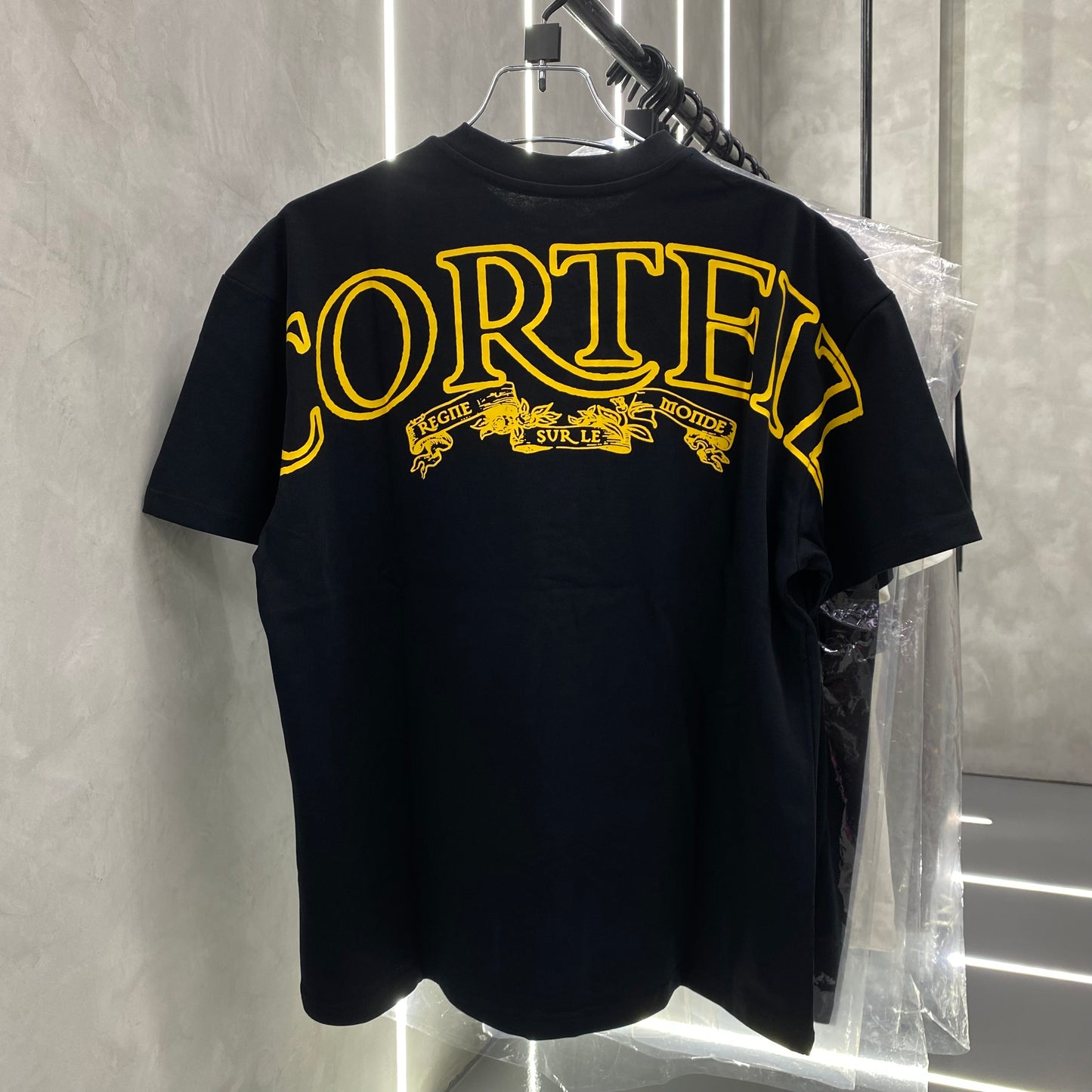 Corteiz Royale Heavyweight 'Black/Yellow' Tee