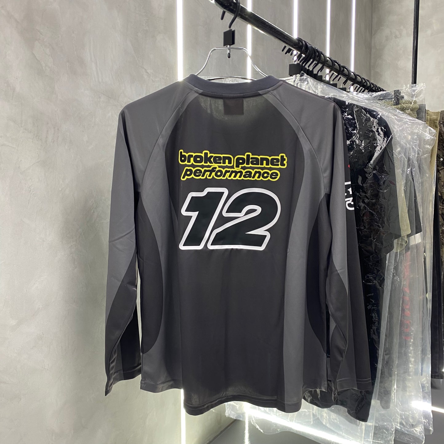 Broken Planet Football Long Sleeve Tee