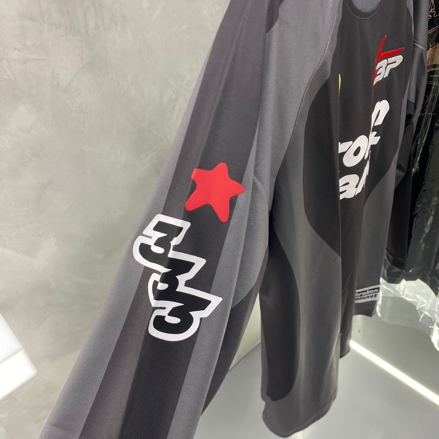 Broken Planet Football Long Sleeve Tee