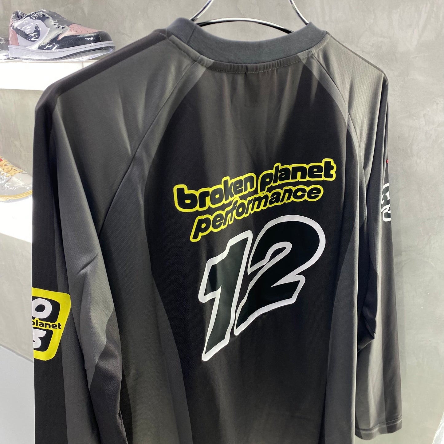 Broken Planet Football Long Sleeve Tee