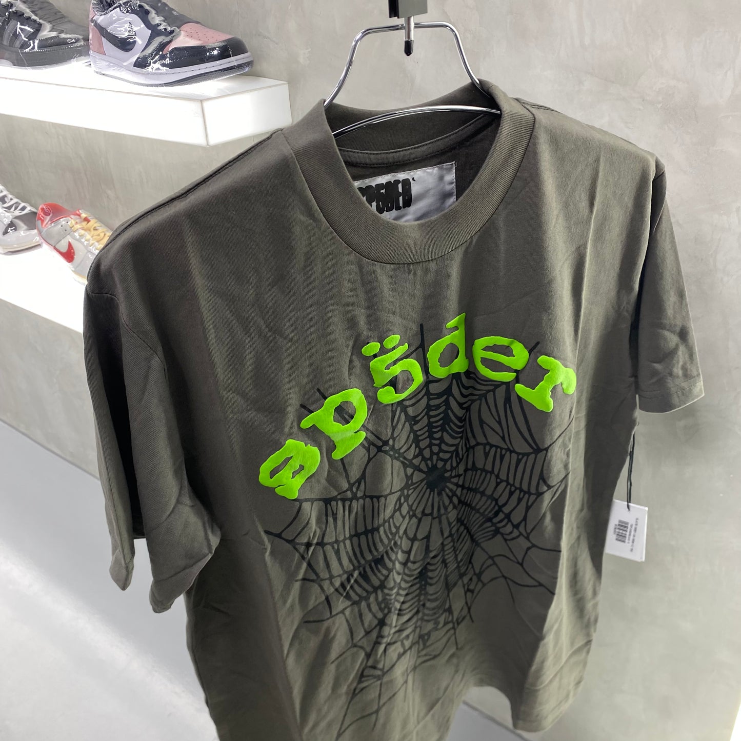 Sp5der OG Web V2 Tee Slate Grey