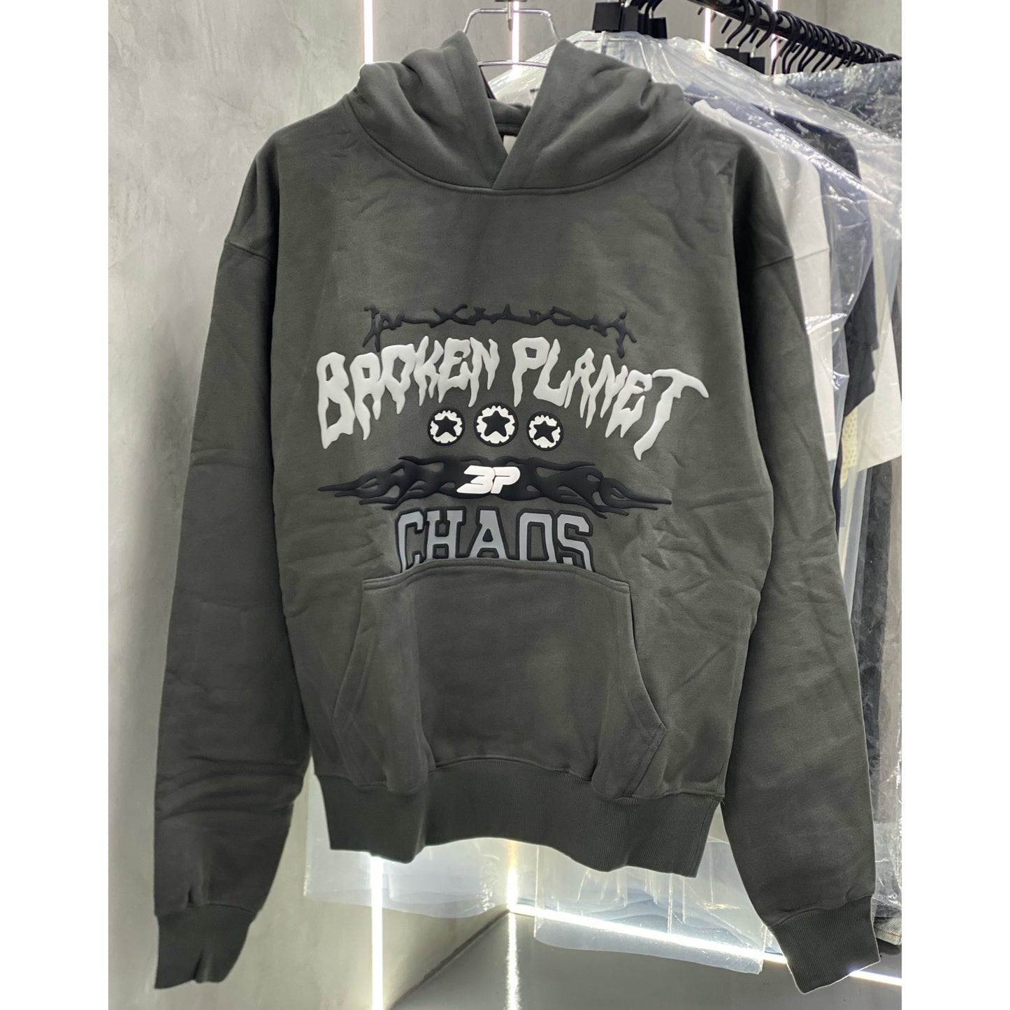 Broken Planet Hoodie “Chaos Gunmetal Grey”