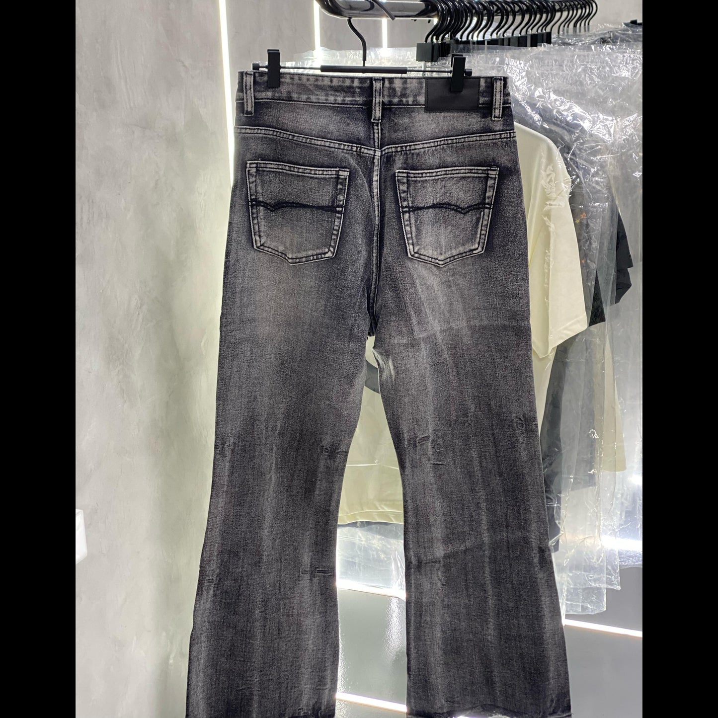 Demna Type Oversized/Baggy Flared Jeans