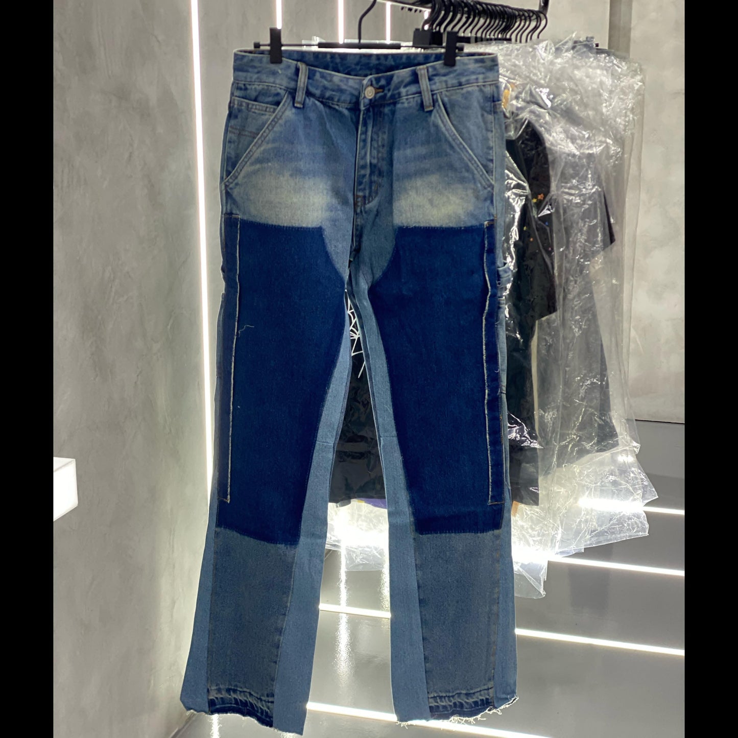Gallery Dept Type Blue Carpenter Flared Jeans