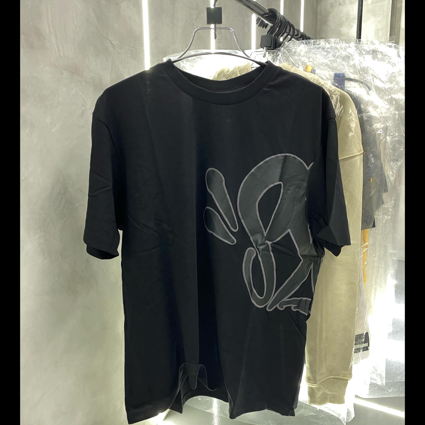 Synaworld by Central Cee Black logo twinset
