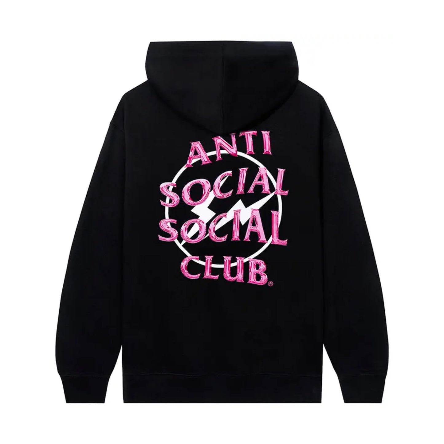 Anti Social Social Club x Fragment Hoodie “Black/Pink”