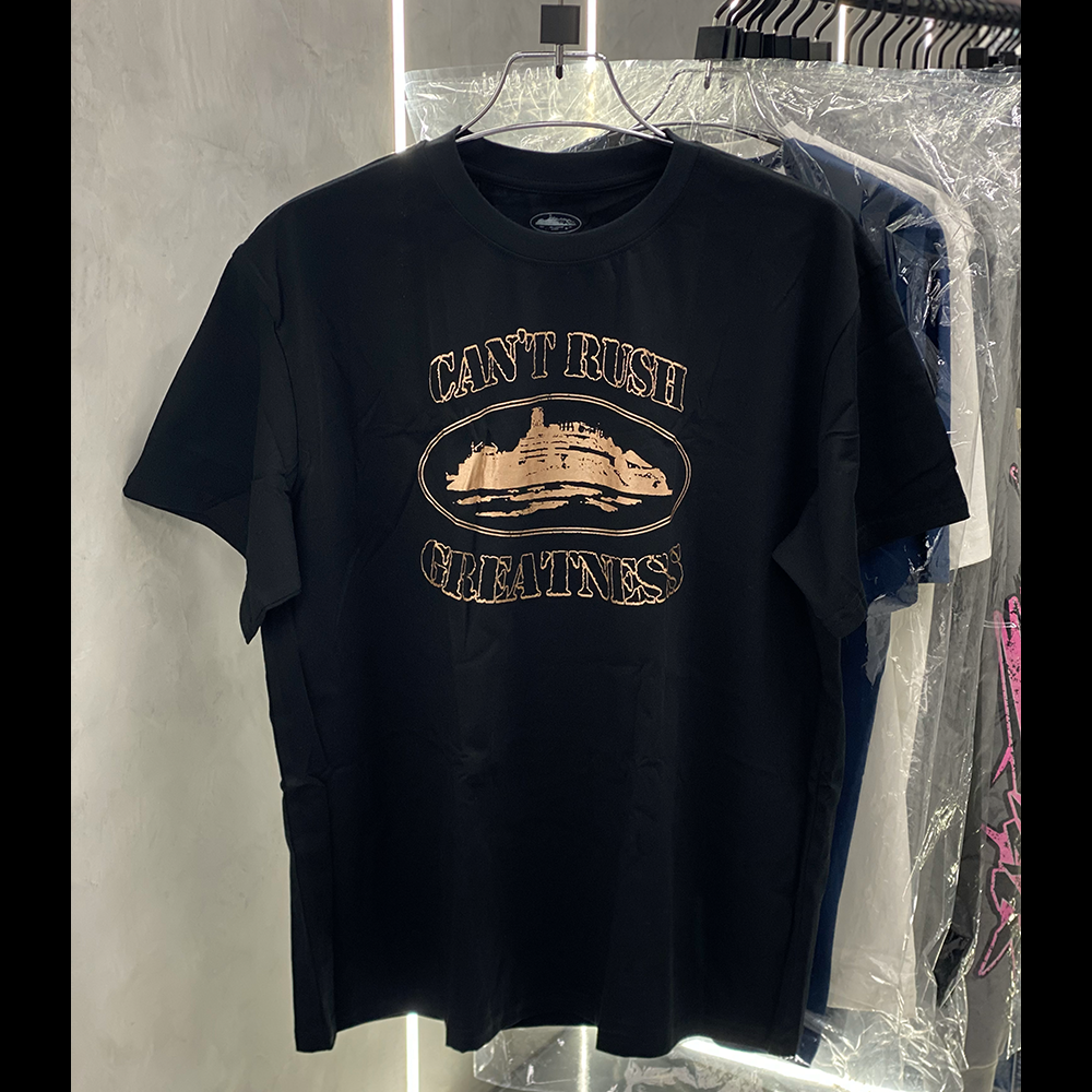 Corteiz x Cental Cee Can't Rush Greatness Tee Black