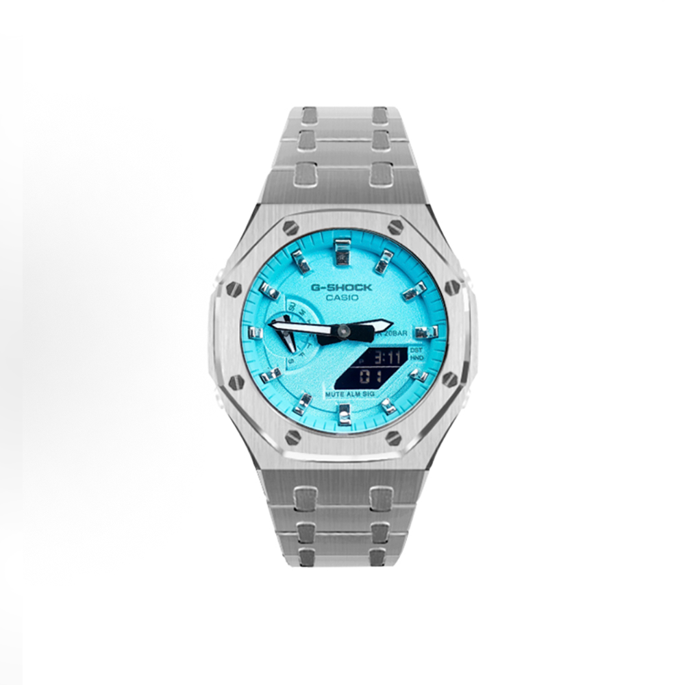 Casio G-SHOCK Oak Mod Tiffany Blue Dial