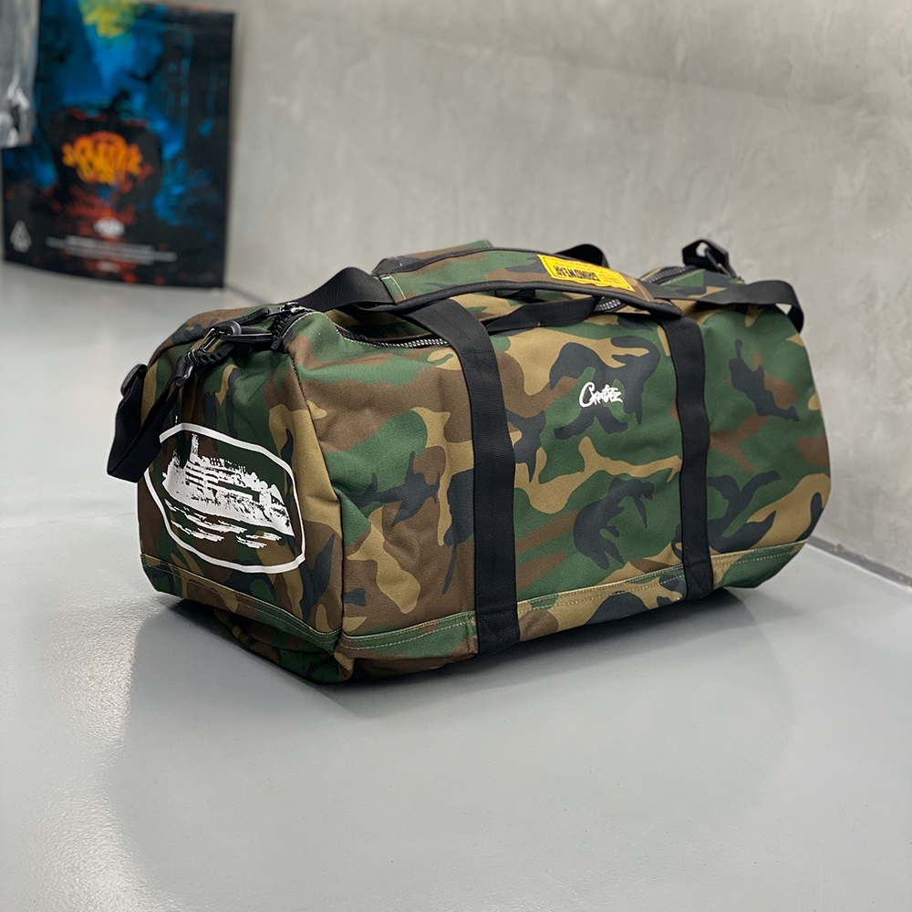Corteiz Alcatraz Camo Duffle Bag