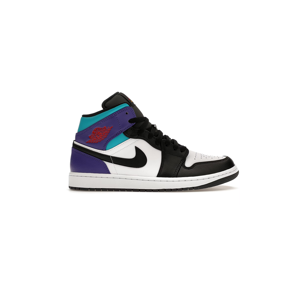 Air Jordan 1 Mid Court Purple Tropical Twist