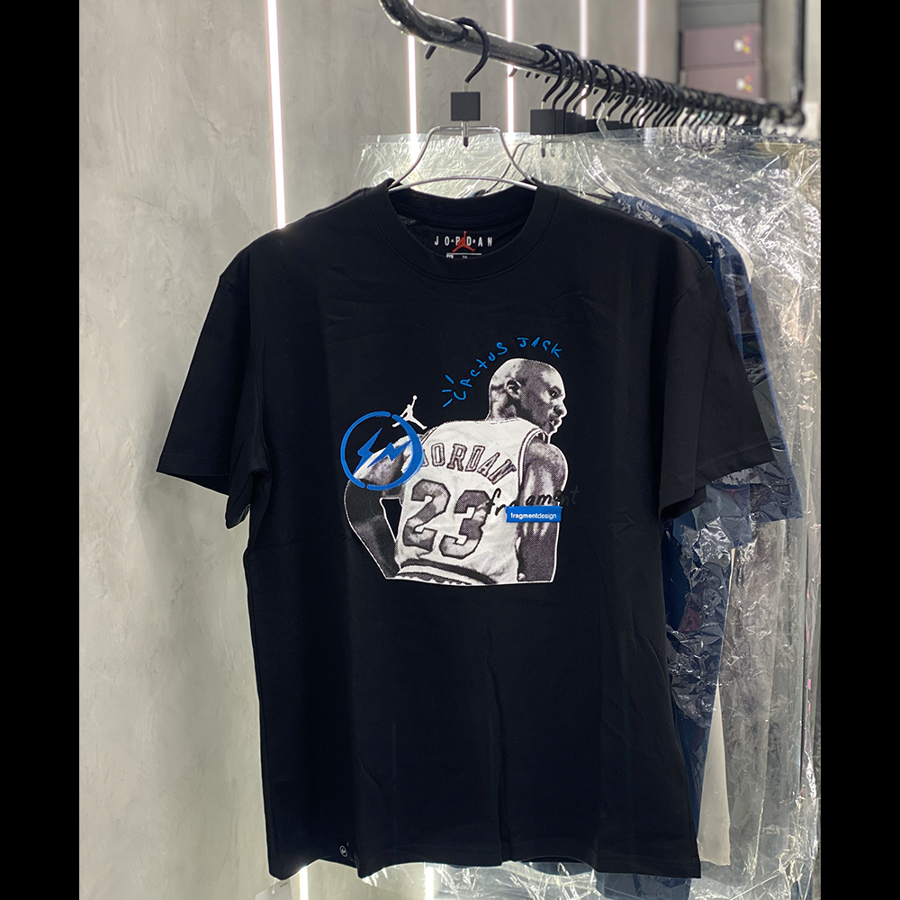 Travis Scott x Jordan x Fragment T-shirt Black