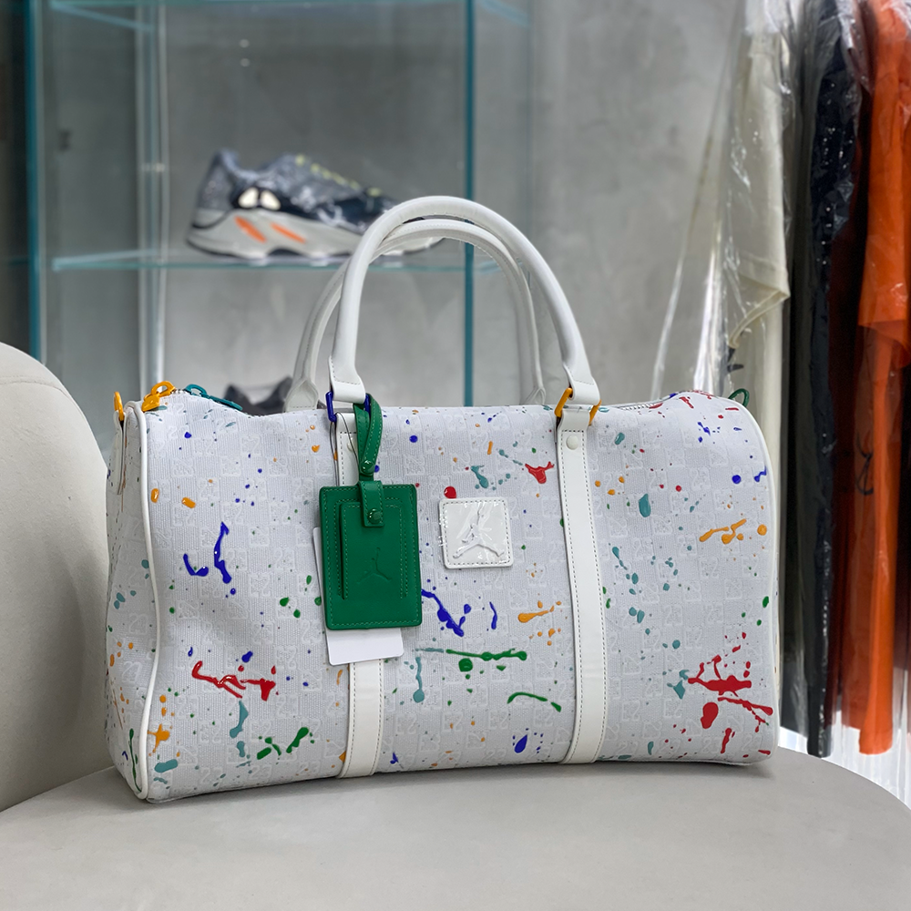 Jordan Monogram "Paint Splatter" 25 Liter Duffel Bag
