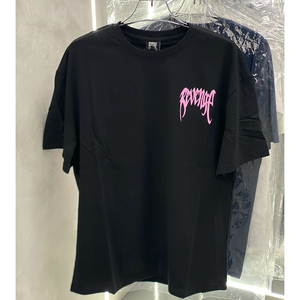 Revenge HEARTBREAK Black/Pink SS24 Tee