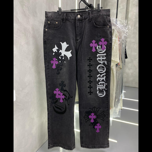 Chrome Hearts Type “Purple Patches” Jeans