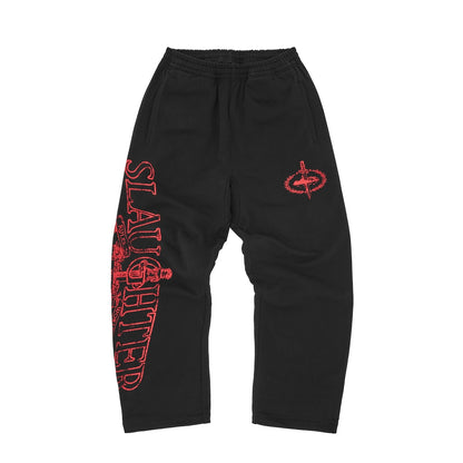 Corteiz x 21 Savage Slaughter Gang Zip-up Hoodie and Sweatpants Set