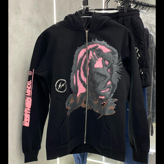 Travis Scott Fragment Zip-Up Hoodie