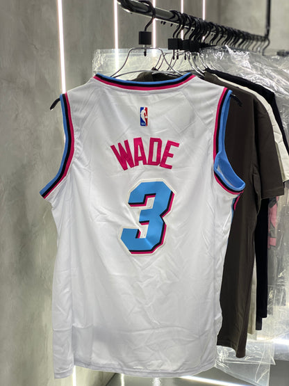 Miami Heat Dwyane Wade White Vice City Edition  (Fans Edition)