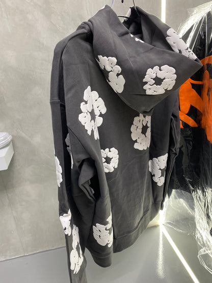 Denim Tears Type Grey Hoodie