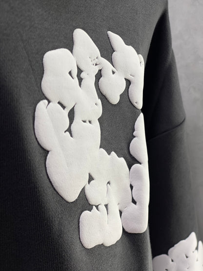 Denim Tears Type Grey Hoodie