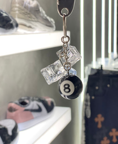 8 ball y2k keychain 3.0