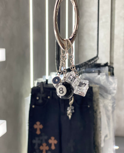 8 ball y2k keychain 2.0