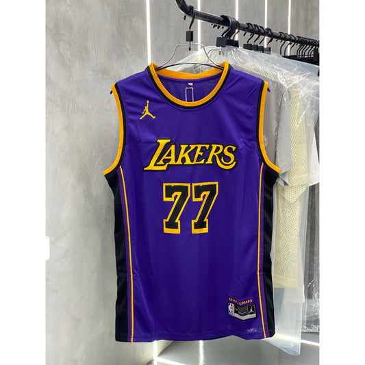Los Angeles Lakers Statement Edition Luka Dončić 77 Jersey (Fans Edition)
