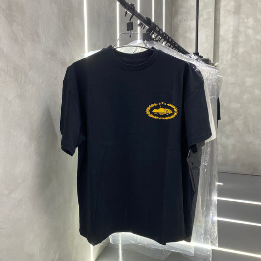 Corteiz Royale Heavyweight 'Black/Yellow' Tee