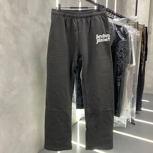 Broken Planet Straight-Leg Sweatpants Midnight Black