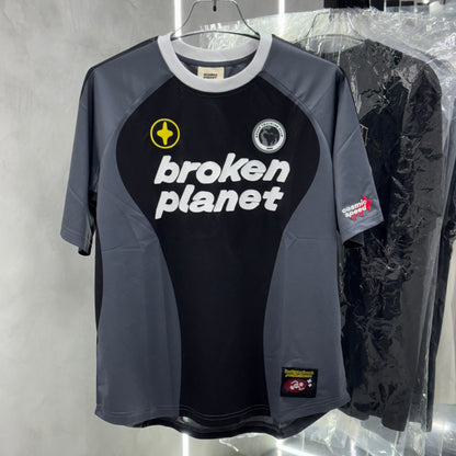 Broken Planet Football Jersey Grey/Black