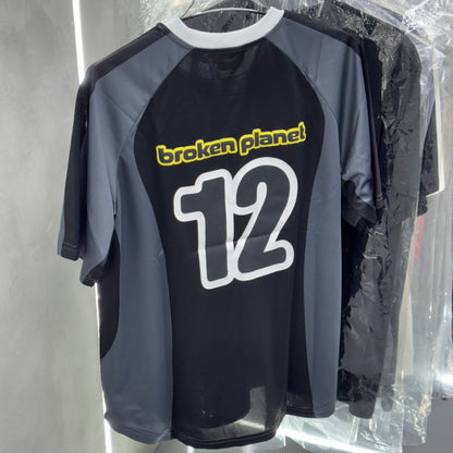 Broken Planet Football Jersey Grey/Black