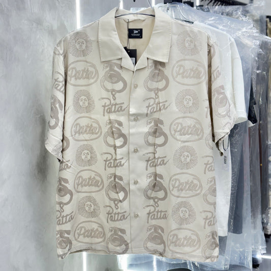 Patta Serpentes Summer Shirt (Pumic Stone)