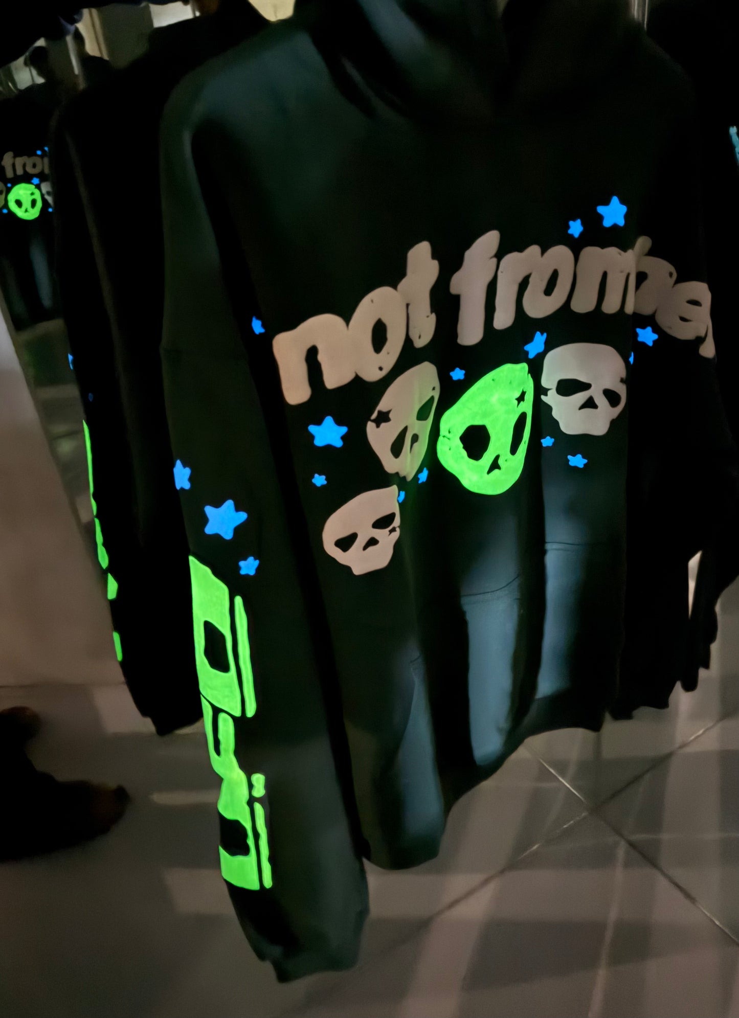 Broken Planet "Not From Here" Hoodie Dark Green