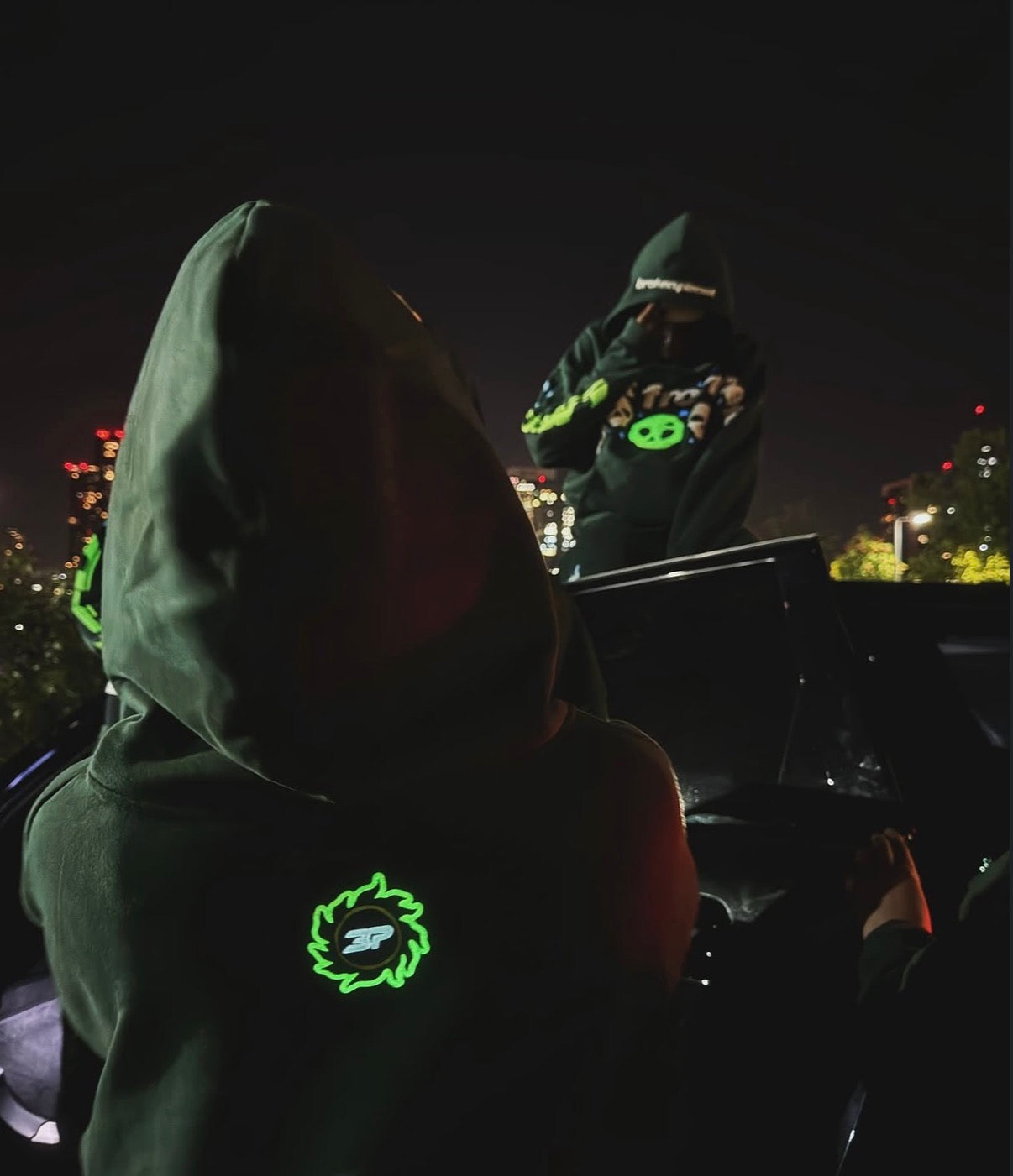 Broken Planet "Not From Here" Hoodie Dark Green