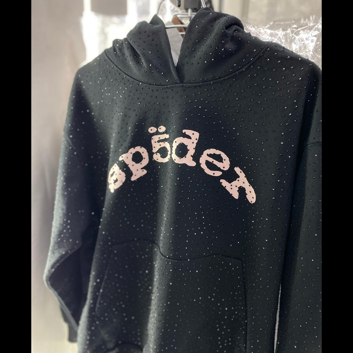 Sp5der Webstone Black VVS Hoodie