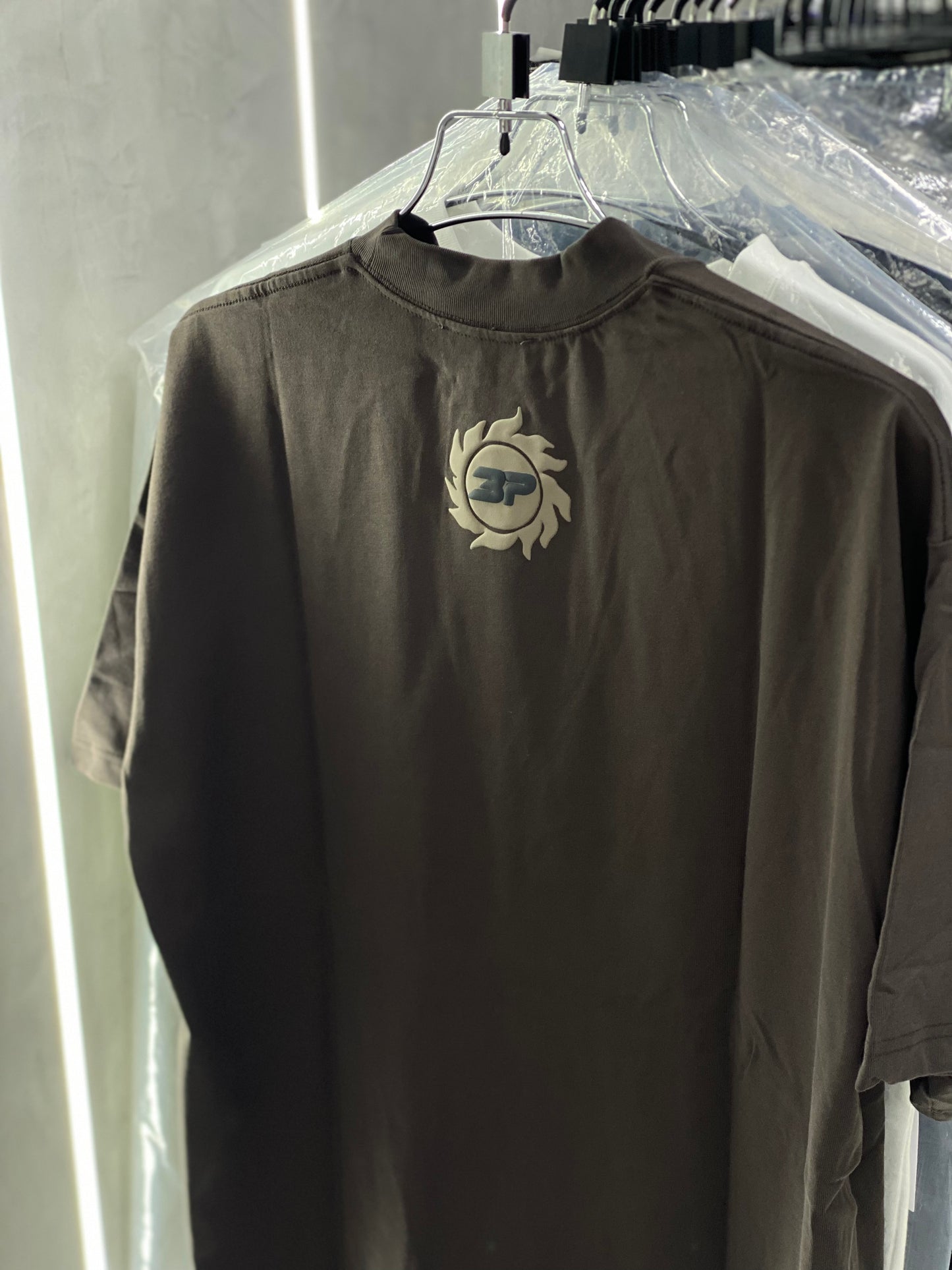 Broken Planet Space Trails Brown Tee