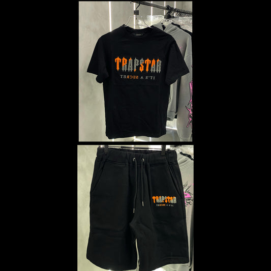 Trapstar Irongate “Black And Orange” Set