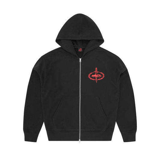 Corteiz x 21 Savage Slaughter Gang Zip-up Hoodie and Sweatpants Set