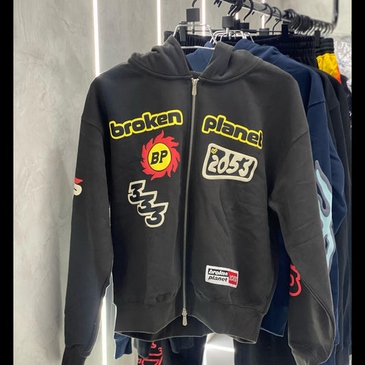 Broken Planet Performance Zip-Up Hoodie
