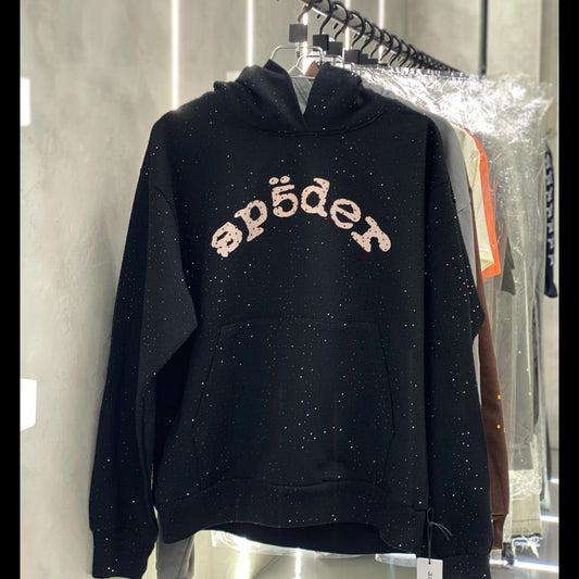 Sp5der Webstone Black VVS Hoodie