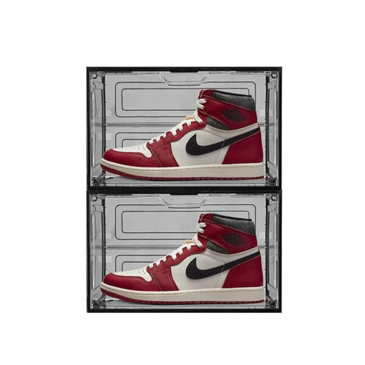 Transparent Sneaker Crate Side Drop (Medium/Black)