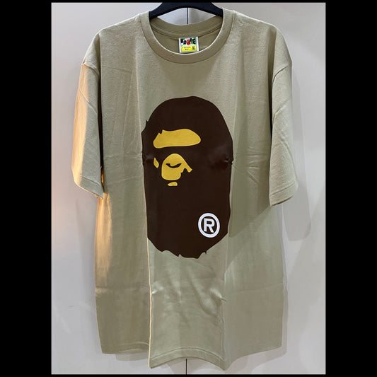 Bape Big Head Beige Tee