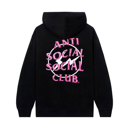 Anti Social Social Club x Fragment Hoodie “Black/Pink”