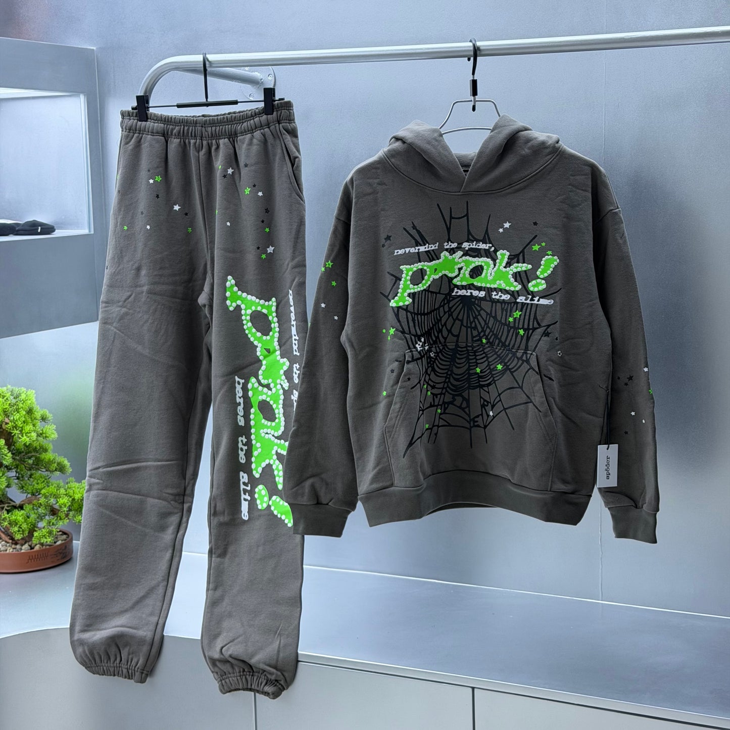Sp5der Punk V2 Slate Sweatpants