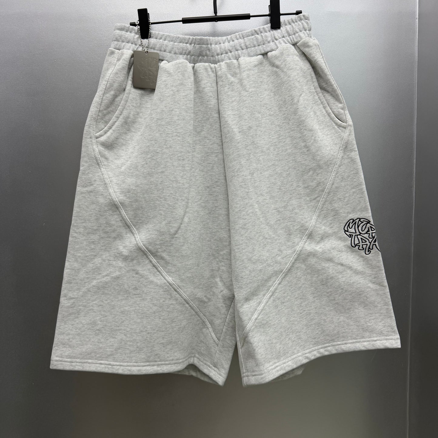 Mertra Oversized Sweat Shorts 'Light Grey"