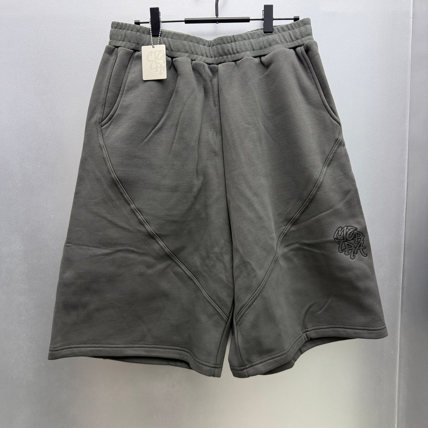 Mertra Oversized Sweat Shorts 'Dark Grey"