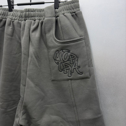 Mertra Oversized Sweat Shorts 'Dark Grey"