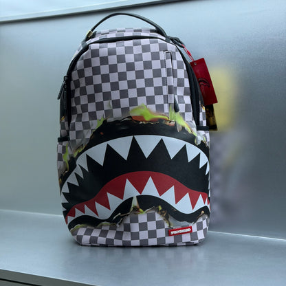 Sprayground Check Melt Backpack