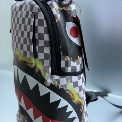 Sprayground Check Melt Backpack